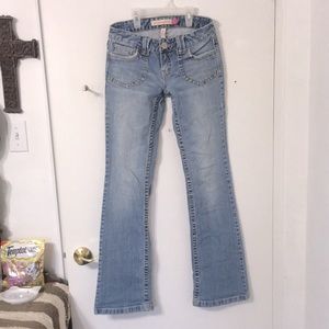 Aeropostale Hailey Skinny Flare sz 1/2 long jeans